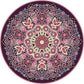 Knsbk Large Round Yoga Mat 4.6'X3.5mm for Exercise Premium Extra Thick, Ultra Comfortable, Non Slip, Meditation Mat