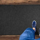M+A Matting WaterHog Diamond | Commercial-Grade Entrance Mat with Rubber Border – Indoor/Outdoor, Quick Drying, Stain Resistant Door Mat (Charcoal, 4' x 6')