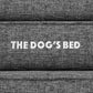 The Dog’s Bed, XL Grey Poly-Linen 43.5x34, Memory Foam, Pain Relief: Arthritis, Hip & Elbow Dysplasia, Post Surgery, Lameness, Supportive, Calming, Waterproof Washable Cover, Veterinary Approved