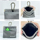 Dog Treat Pouch, Pocket Sized Pet Training Pouch, Hand Free Bronze Dog Walking Bag with Carabiner, Self-Closing Pet Feed Snack Reward, for Puppy Travel or Outdoor Use, NanoPTC