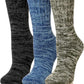 Merino Wool Boot Socks Thermal Winter Ski Thick Warm Hiking Socks for Women Men 3 Pairs