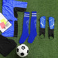 Soccer Shin Guards and Socks Kids Youth Lightweight Soccer Pads Defender with Ankle Protection Ski Shin Guards Football Equipment for Age 4-14 Toddler Boys Girls Teens