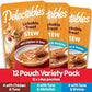 Hartz Delectables Stew Lickable Wet Cat Treats for Adult & Senior Cats, Variety Pack, 1.4 Ounce (Pack of 12)