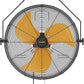 18 Inch Wall Mount Fan, Extended 6.6ft Power Cord, 360° Tilt Adjustment, 3-Speed, IP44 Industrial Commercial Wall Mounted Fan for Greenhouse, Garage, Workshop, Covered Patio, 1 Pack