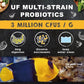 Ultra Fresh Marine Fish Food, 75% Sword Prawns + Squids, Natural Protein, Color Enhancement, for Small Saltwater Fish, Marine Shrimp Patties S 1.86oz