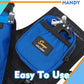 SUNYA Archery Hip Quiver for Arrows. Includes 3 Tubes Arrow Holder, Accessories Pockets and Waist Belt. Fit for Compound and Recurve Bow Practice.