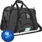 PetAmi Airline Approved Pet Carrier for Cat, Soft Sided Dog Carrier for Small Dog, Cat Travel Supplies Accessories Indoor Cats, Ventilated Pet Carrying Bag Medium Kitten Puppy, Large Heather Dark Gray