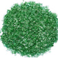 TWINKLING High Luster Fire Glass Gravel Stone Glitter,Broken Glass,Fire Gems Chips,Crushed Glass for Fire Pit Crafts Resin Art Aquarium Garden Decoration,3-6mm,1-Pound Jar (Light Green)