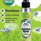 US Organic Mosquito Repellent Anti Bug Outdoor Pump Spray, 4 oz, Certified Organic, DEET-Free, Natural Insect Protection for Camping, Hiking, Travel