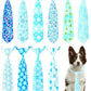 PET SHOW 10 Pack Winter Big Dog Ties Neckties for Extra Large Breed Dogs XL Adjustable Neck Ties Girl Boy Pets Snowflake Costumes Dog Grooming Accessories Holiday Party Gift Favor