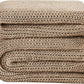 L'AGRATY Knitted Weighted Blanket - 48"x72" 15lbs Cooling Chunky Knit Heavy Blanket for Adults Braided Crochet Throw Thick Cable Yarn Knit Decorative No Beads Evenly Weighted Machine Washable