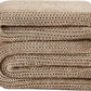 L'AGRATY Knitted Weighted Blanket - 60"x80" 20lbs Cooling Chunky Knit Heavy Blanket for Adults Braided Crochet Throw Thick Cable Yarn Knit Decorative No Beads Evenly Weighted Machine Washable