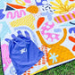 Jumbo Picnic Rug, Large Picnic Mat, 6'7" x 6'7", Outdoor Waterproof Picnic Blanket Beach Mat, Foldable & Waterproof, Picnic Blankets Ideal for Beach & Park, Outdoor Blanket, Pop Pip Pow