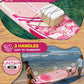 11'x34 Ultra Wide Paddleboard, Inflatable SUP&430lb Capacity for All Skill, Stand-up Paddle Board for Yoga/Family, EVA Deck, US Fin, High-Pressure Pump, 100L Bag, Safety Leash