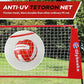Portable Volleyball Net 5-Height Adjustable for Backyard with Widened Base, Tetoron Net, 6 Metal Stakes and 4 Sandbags, 12ft/14ft Volleyball Practice Training Equipment with Carry Bag