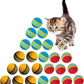 24 Pcs Colorful Soft Foam Rainbow Play Balls for Pet Dog and Cat (42cm) Ethylene Vinyl Acetate