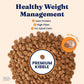 Solid Gold Weight Management Cat Food for Adults - Grain Free & Gluten Free Dry Cat Food Indoor & Outdoor Recipe for Healthy Weight w/Alaskan Pollock & Probiotics for Gut Health & Digestion - 3 LB