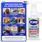 ZORBX Unscented Odor Eliminator for Strong Odor 2 Fl Oz, Pack of 2 - Used in Hospitals & Healthcare Facilities - Advanced Formula, Fast-Acting Odor Remover Spray for Dog, Cat, House & Carpet