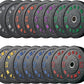 2 Inch Bumper Plates，10-500lbs，Barbell Rubber Olympic Weight Plates Set for Home Gym, Strength Training & Weight Lifting, Multiple Options Colors