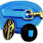 Southwestern Equine Lunge Line for Horses Cotton Horse Lunge Line with Bolt Snap & Rubber Stop (Turquoise, 24')