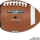 Passback Official Composite Football, Ages 14+, High School Training Football, (Ships Deflated)