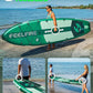 Feelfire11'x34” Extra Wide Inflatable Paddleboard, Stand-up Paddle Board for Adults, 420lb Capacity for Yoga/Fishing/Family, EVA Deck, US Fin, High-Pressure Pump, Storage Backpack, Safety Leash