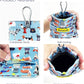 Dog Treat Pouch,Cotton Pocket Sized Training Holder, Hand Free Walking Funny Bag with Carabiner, Self-Closing Pet Feed Snack Reward, Behavior Aids for Puppy Travel or Outdoor Use（Dog Puzzle）
