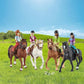 Schleich Horse Club - Complete 40PC Horse Club Rider Playset - Hannah, Sofia, Lisa and Sarah Poseable Rider Figures with Horses and Riding Accessories - Equestrian Toy Set for Kids Ages 5+ | 72221
