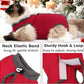 Cat Recovery Suit, Breathable Cat Surgery Recovery Suit Female, Kitten Onesie for After Surgery Spay Surgical Abdominal Wound Skin Diseases Cone of Shame Alternative (Red,S)