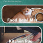 Lukamoo® Cute Cat Litter Mat (30’’x20’’), Extra-Large/XL, for Kitty Litter & Cute Cat Litter Box, Litter Trapping Mat (Long Hair White)