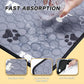 Washable Pee Pads for Dogs, 2 Pack Reusable Puppy Pads, Waterproof Pet Pee Pads for Dog Potty Training, Extra Large Dog Pee Pads for Crate, Playpen, and Whelping, Durable and Absorbent, Grey 34"x52"