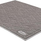 Pawkin Cat Litter Mat, Jumbo XX-Large, 4x3 Feet, Fits Two Litter Boxes or Extra Coverage for One Box, Gray