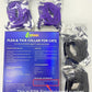 4 Pack Flea Collar for Cats 32 Months Prevention, Waterproof Natural Treatment Collar Adjustable for All Breeds and Size(Black & Purple)