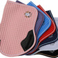 T TEKE Close Contact Saddle Pads,100% Cotton English Saddle Pads for Horses with Moisture-Wicking and Breathable Lining