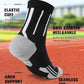 Compression Sport Running Socks: Athletic Crew Socks for Men Women Cycling Hiking Basketball Work,3 Pairs