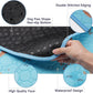 Sunheir Washable Pee Pads for Small Pet 5-Pack, Reusable Pet Training Pads Absorbent & Leak-Free, Waterproof Pee Pads for Dog Cat Rabbit Guinea Pig Hamster, Whelping Pad (Leaves - Sky Blue, 12x12)