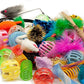 Fashion's Talk Cat Toys 50 Pcs for Indoor Cats,Interactive Door Hanging Mice Feather Toy Cat Spring Toy Cat Wand Catnip Crinkle Balls Silvervine Sticks Balls Kitten Toys Bulk