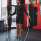 A Jump Rope Made For Boxing, Tangle-Free, 15% Heavier Than A Normal PVC Rope, Boxer Jump Rope, Adjustable, Includes Grip Tapes For More Grip, Skipping Rope for Boxers, Premium Quality