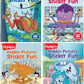 Highlights Hidden Pictures Sticker Fun for Kids Ages 3-6, 4-Pack, 64 Pages of Seek and Find Sticker Activities, Books Double as Coloring Books, 480+ Stickers, Volume 1