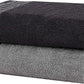 CASA COPENHAGEN, Designed in Denmark, 550 GSM, 35x70 Inches Extra Large Jumbo Size Bath Sheets, Set of 2 Towels, Super Soft Egyptian Cotton Towels for Bathroom & Shower - Granite Grey + Mirage Grey