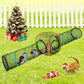 Cat Play Tunnel + Cube(with Three Ways) for Indoor and Outdoor, Kitty Play House, Cat Enclosures, Collapsible Kitty Tent, Kitten Toys Easy to Connect with Kitty Tent（2 Tunnels + Cube ）