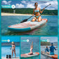 Inflatable Stand Up Paddle Board with SUP Accessories, Anti-Slip EVA Deck, 11'*33" Inflatable Paddle Boards for Adults & Youth of All Skill Levels