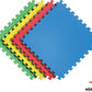 Norsk Reversible Kids Puzzle Play Mats 1/2" Thick EVA Interlocking Foam Tiles (Multicolor/Black 36 Tiles - 144 sq. Ft. 1/2" Thick)