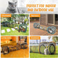 Pet Play Tunnel + Cube(with Three Ways) for Indoor and Outdoor, Kitty Play House, Cat Enclosures, Collapsible Cat Tent, Cage, Kitten Toys Easy to Connect with Kitty Tent（2 Cubes + Run Tunnel）