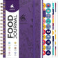 Clever Fox Food Journal Spiral - Daily Food Diary, Meal Prep Planner to Track Calories & Nutrients, Weight Loss Tracker Notebook (Purple)