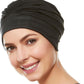 BEEMO Swim Caps for Women Swimming Turban Polyester Latex Lined Pleated for Ladies