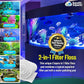 Aquatic Experts Aquarium Filter Floss for Fish Tank Filters - FilterFirst Aquarium Filter Pad - Media Roll for Crystal Clear Water, 12" x 12' x ¾ to ½ Thick