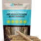 Raw Paws Grain-Free Soft Stick Treats for Dogs & Cats - Beef Recipe, 6-oz - Made in USA Beef Jerky Treats - Cat Sticks - Chewy Dog Jerky Treats - Dog Sausage - Soy, Grain Free