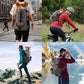 Dog Backpack for Small & Medium Dogs - Adjustable Pet Carrier for Travel & Hiking, Hands-Free Puppy Backpack with Storage Pockets, Breathable Mesh, Reflective Strips & Non-Slip Handle