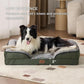 Bedsure L Plus Orthopedic Dog Bed for Large Dogs - Waterproof Dog Cat Bed, L Plus Big Comfort Dogs Couch Sofa with Washable Removable Cover, Pet Bed with Nonskid Bottom, Boreal Canopy Green, 38"